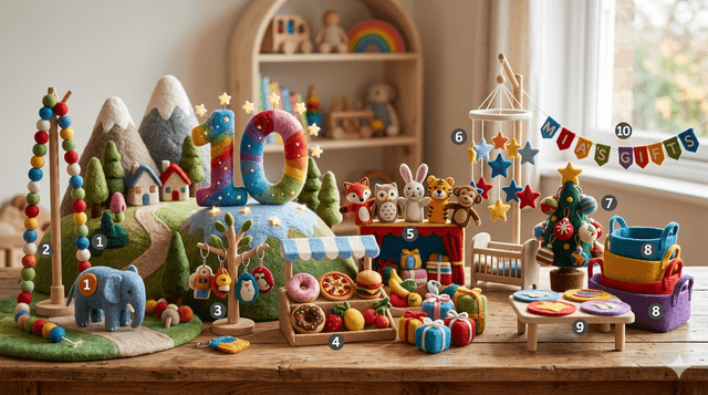 10 Adorable Felt Gift Ideas for Kids: Sustainable, Safe & Handmade - Felt and Wool Craft Blog