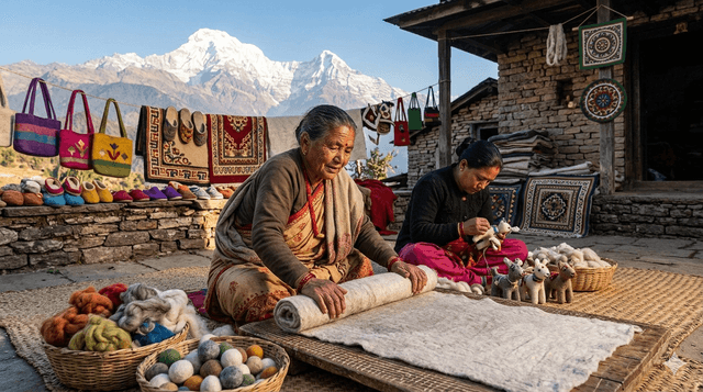 The Himalayan Legacy: Why Nepal Has Become the Undisputed Capital of the Global Handmade Felt Industry - Felt and Wool Craft Blog