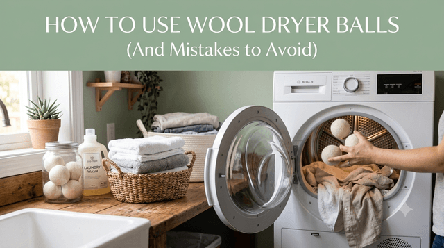 How to Use Wool Dryer Balls Correctly (And Mistakes to Avoid) - Felt and Wool Craft Blog
