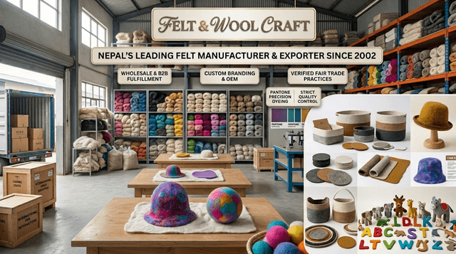 Sourcing Pure Wool Felt from Nepal: The Ultimate B2B Guide for Global Wholesalers and Brands - Felt and Wool Craft Blog
