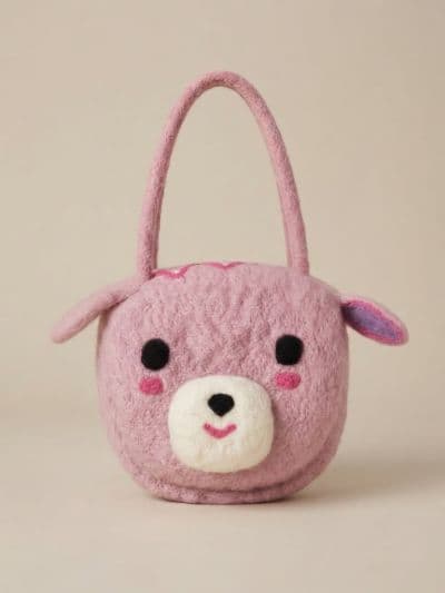 Felt Animal Character Kids Purse
